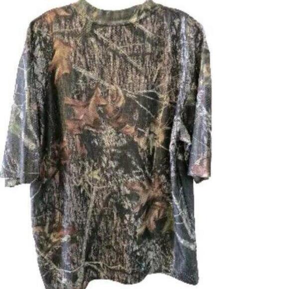 Red Head Prairie Camouflage Men's T-Shirt Short Sleeve Crew Neck Size L AB-130 - Picture 6 of 6